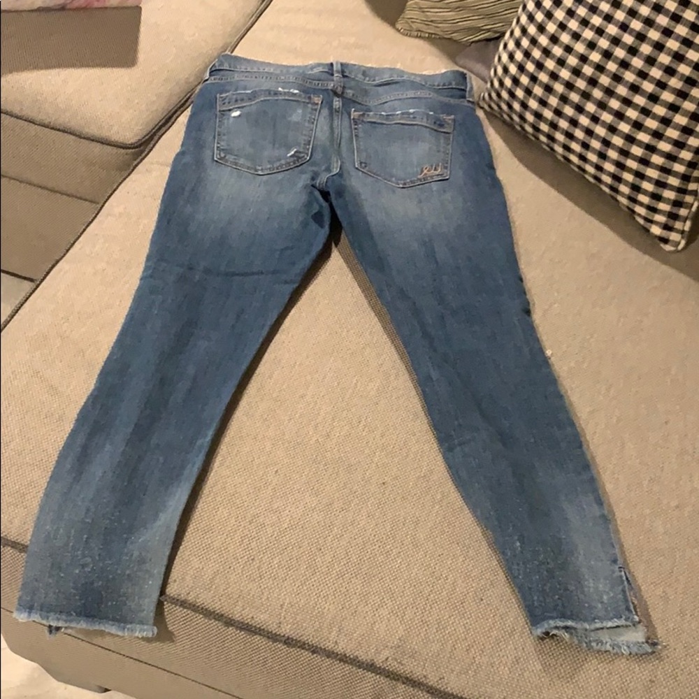 express mid rise ankle legging with rips - Picture 4 of 4